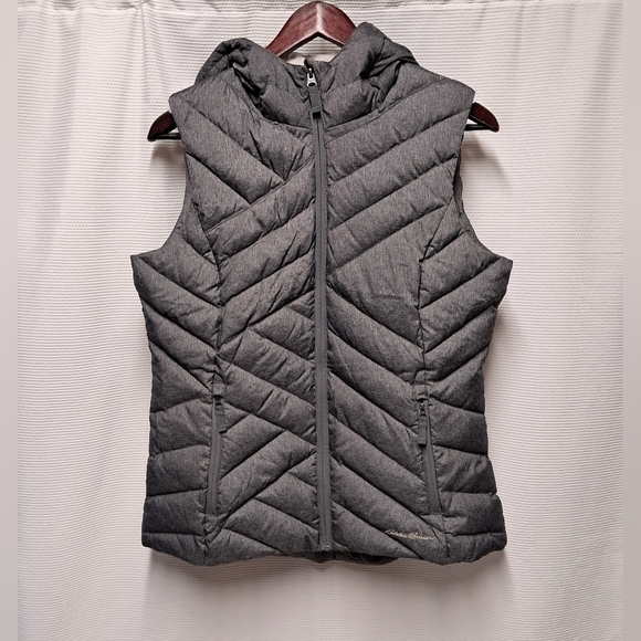 ❄️Eddie Bauer Hooded Down Vest Women's Size S❄️ - Picture 1 of 3